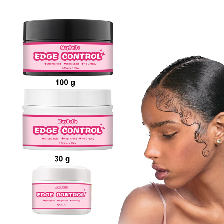 30g 100g Fruit Scent Private Label 72 Hour Edge Control For 4c Black Hair Custom Edge Control