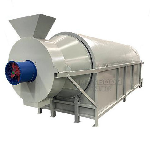 Hot sale labor saving high output horizontal fertilizers manure rotary drum dryer