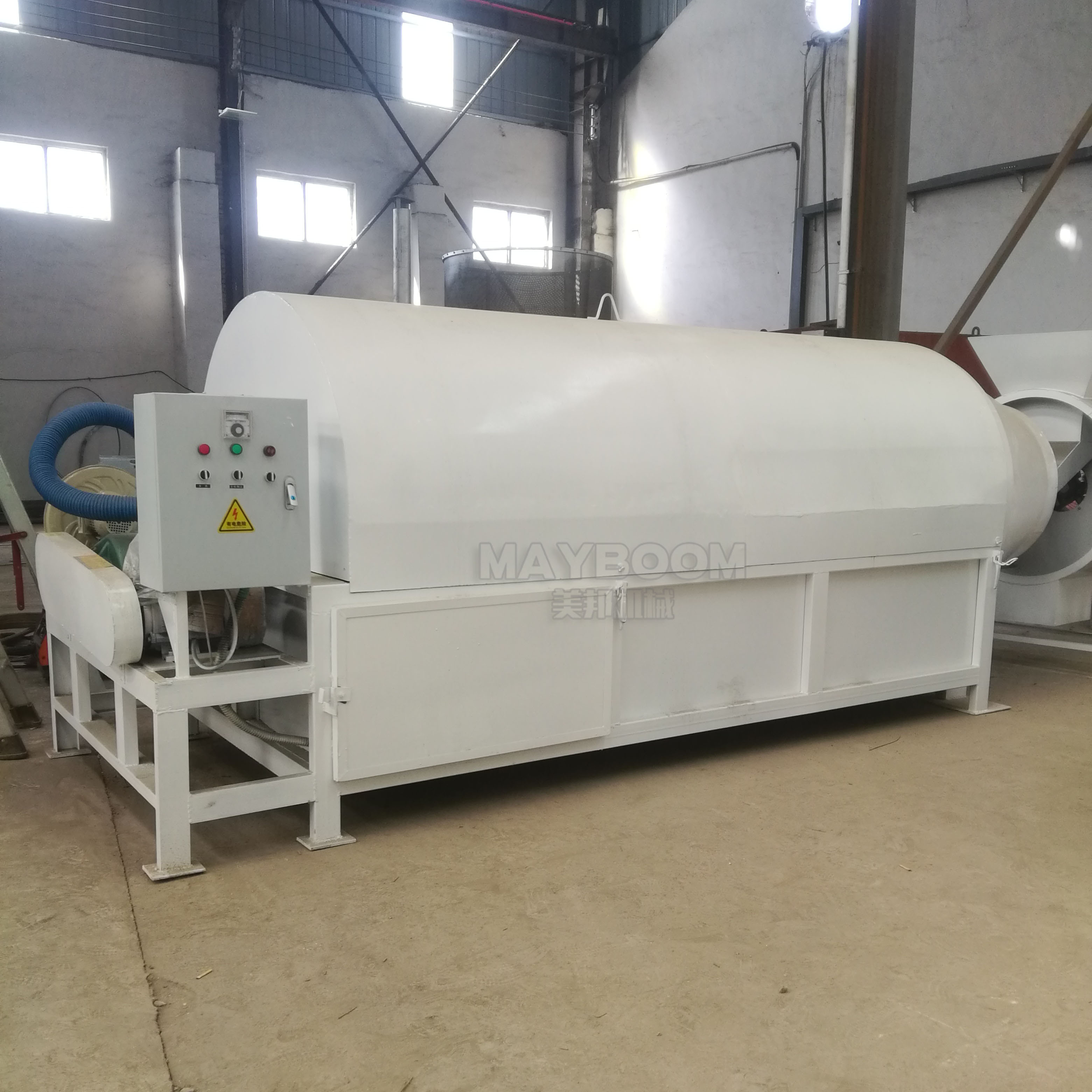 Hot sale labor saving high output horizontal fertilizers manure rotary drum dryer