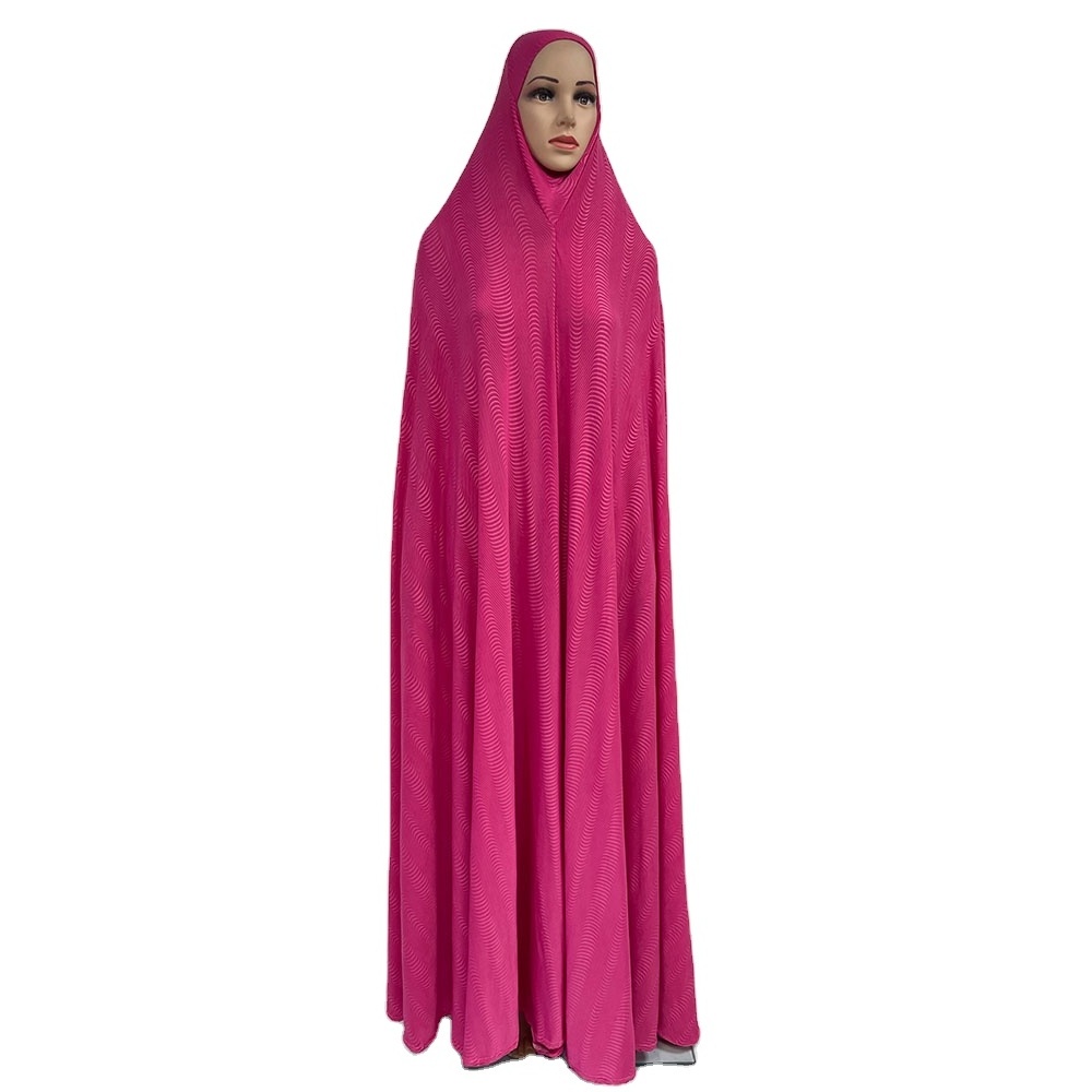 MC-1642 2023 Hot Selling Abaya Islamic Clothing Muslim Women Prayer Muslim Dress Long Prayer Hijab Israel Prayer shawl