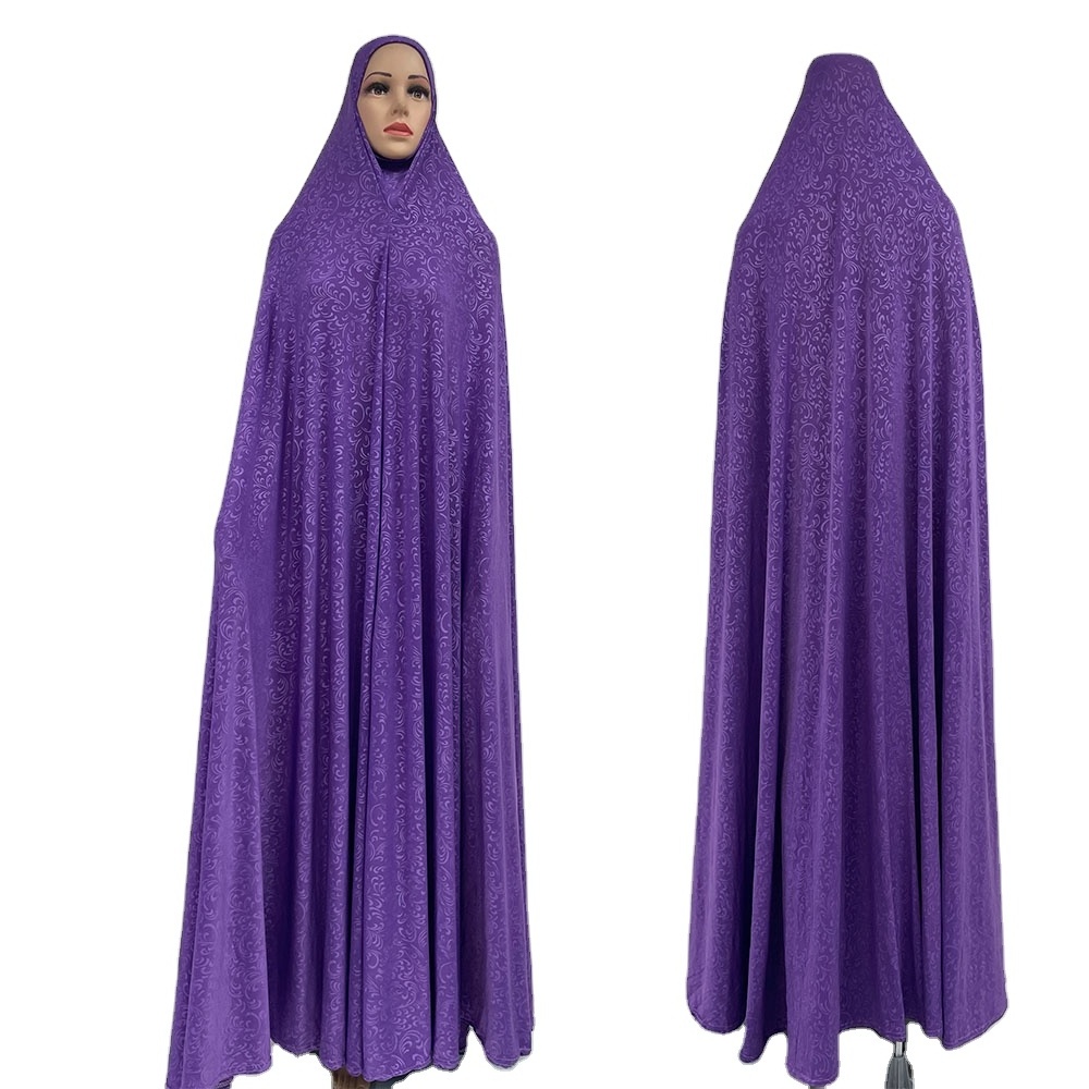 MC-1642 2023 Hot Selling Abaya Islamic Clothing Muslim Women Prayer Muslim Dress Long Prayer Hijab Israel Prayer shawl