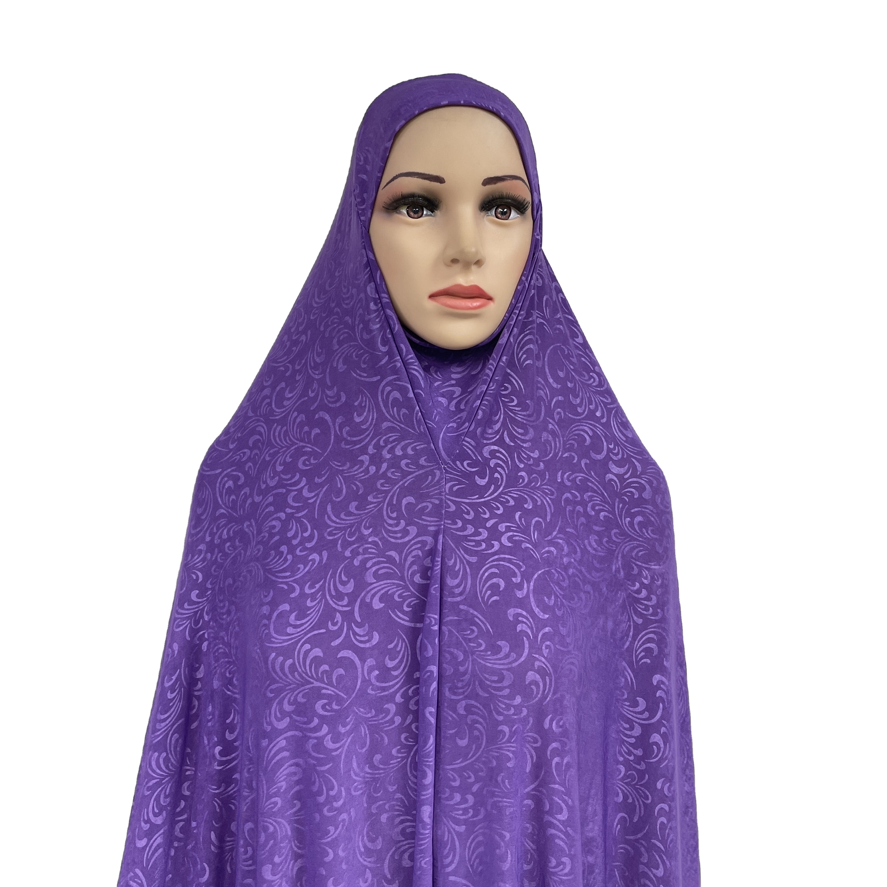 MC-1642 2023 Hot Selling Abaya Islamic Clothing Muslim Women Prayer Muslim Dress Long Prayer Hijab Israel Prayer shawl