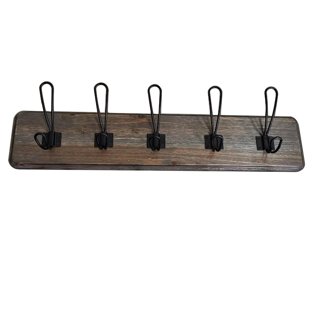 Mayco Home Wholesale Antique Rustic Farmhouse Vintage Style Key Hat Towel Coat Racks Wooden Wall Hooks