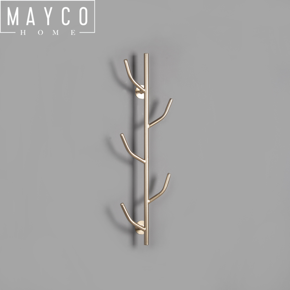 Mayco Home Creative Modern Metal Iron Wall Mounted Clothes Drying Coat Rack