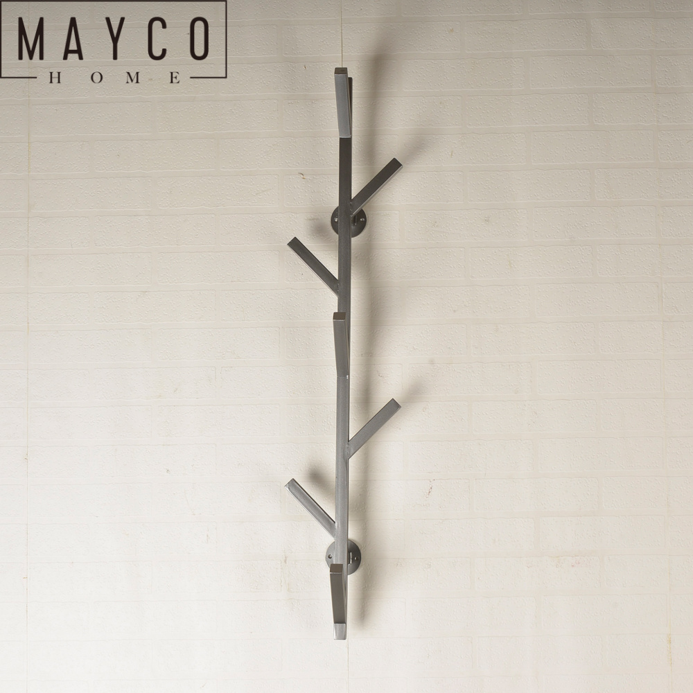 Mayco Home Creative Modern Metal Iron Wall Mounted Clothes Drying Coat Rack