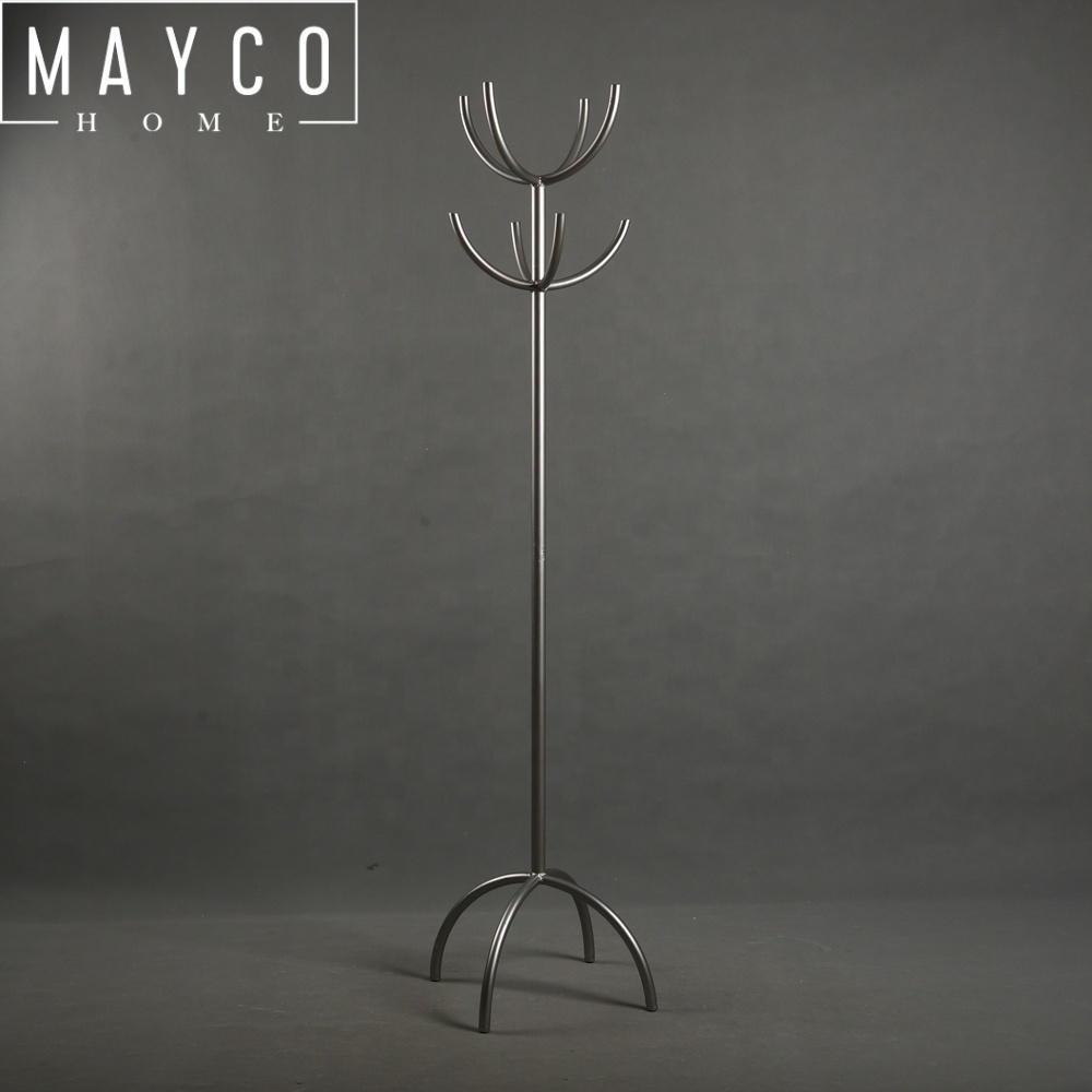 Mayco Antique Portable Tree Hat Hanger Holder Floor Standing Corner Coat Rack Metal Parts