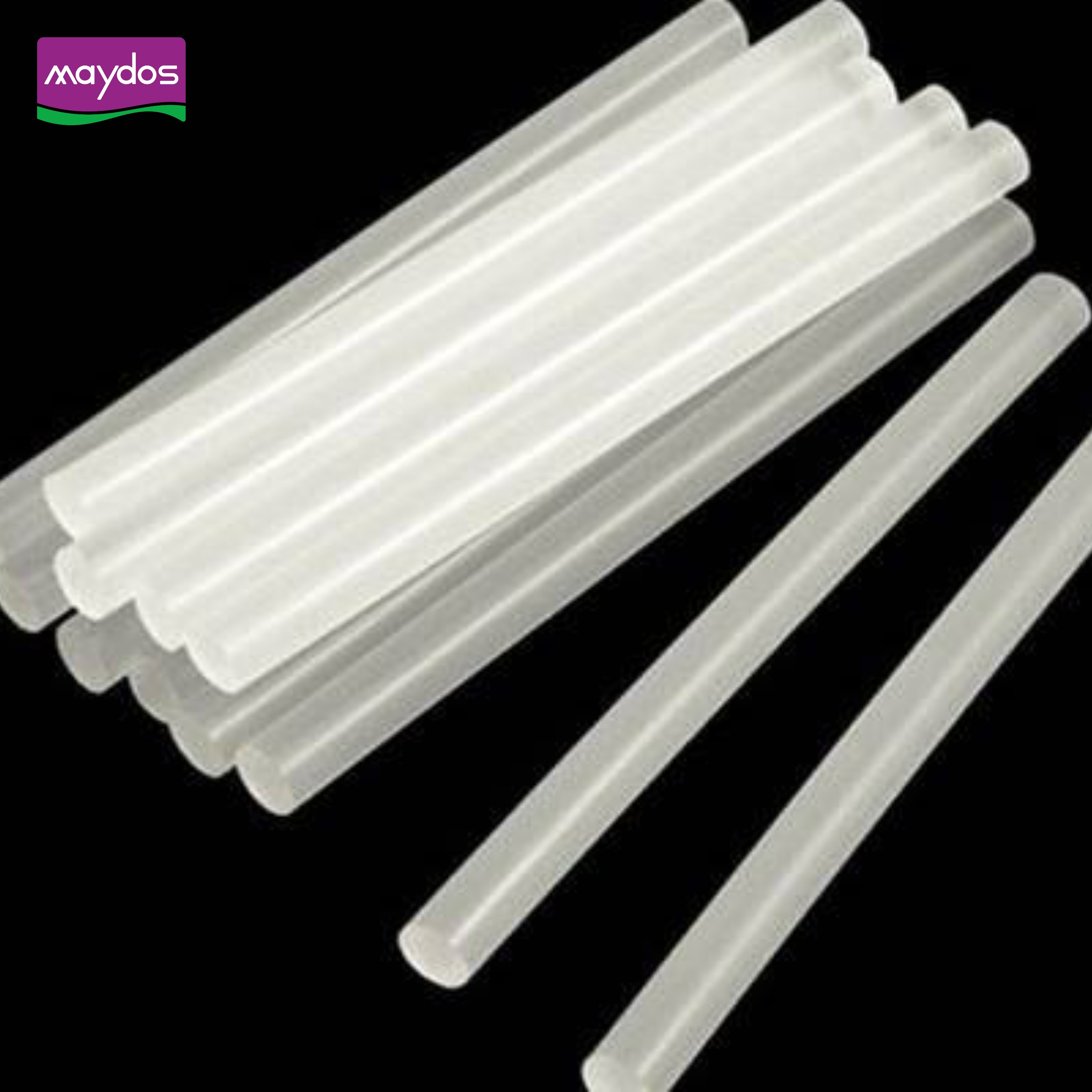 Maydos strong bonding EVA hot melt adhesive glue sticks transparent silicone bars