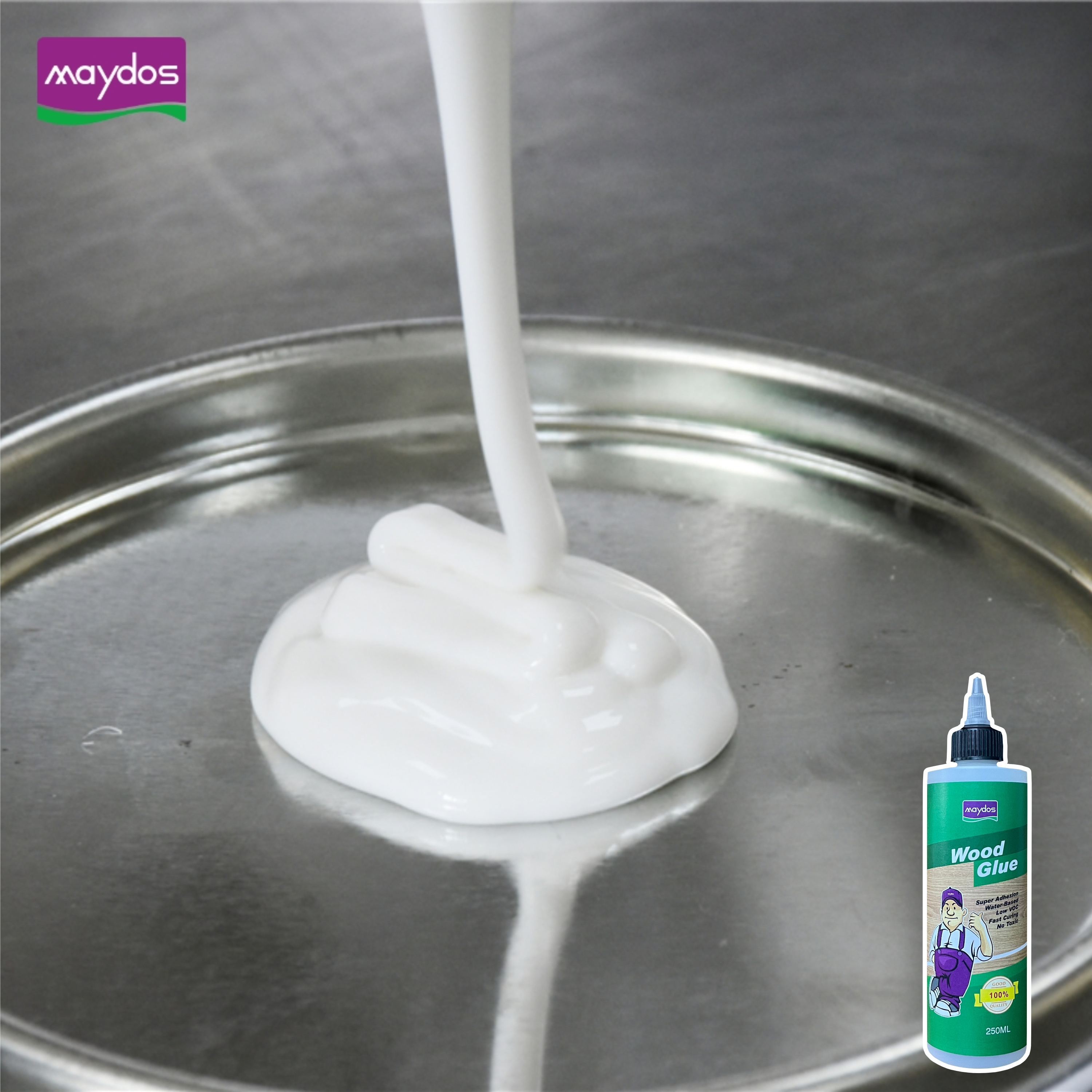 Maydos OEM Woodfix Glue Factory Price 1kg PVA White Glue Latex Wood Glue