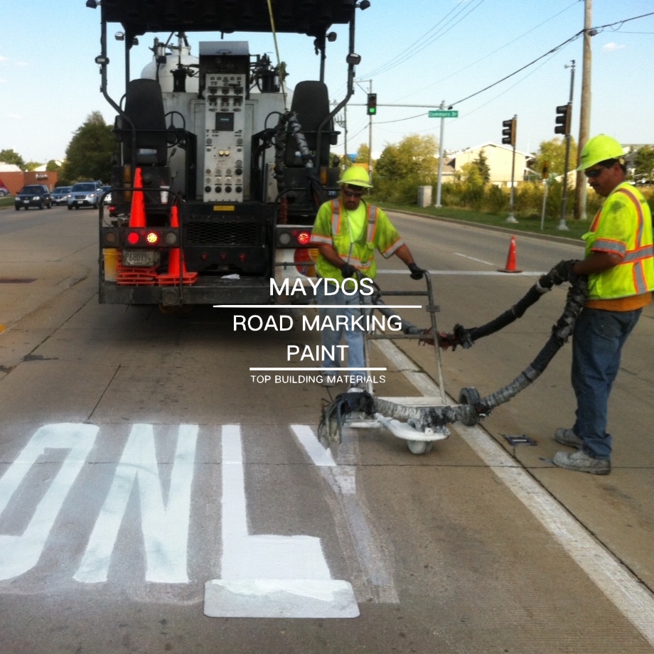 Glow in the Dark Thermoplastic Road Marking Paint Road on Asphalt Road Markings