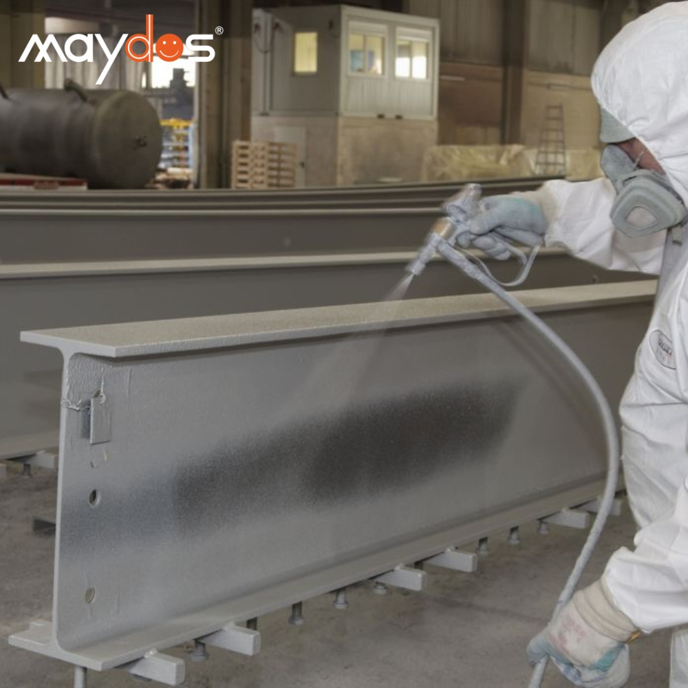 Steel Structure Buildings Fire Resistance Metal Intumescent Fireproofing Paint For Steel