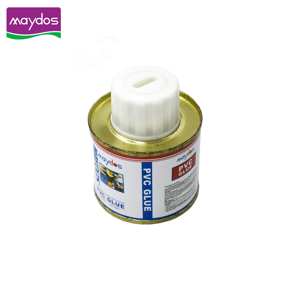 Transparent quick-drying strong bonding glue for various pvc pipe fittings PVC glue