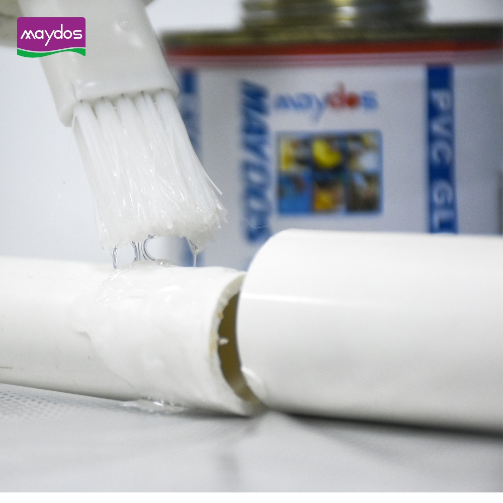 Transparent quick-drying strong bonding glue for various pvc pipe fittings PVC glue