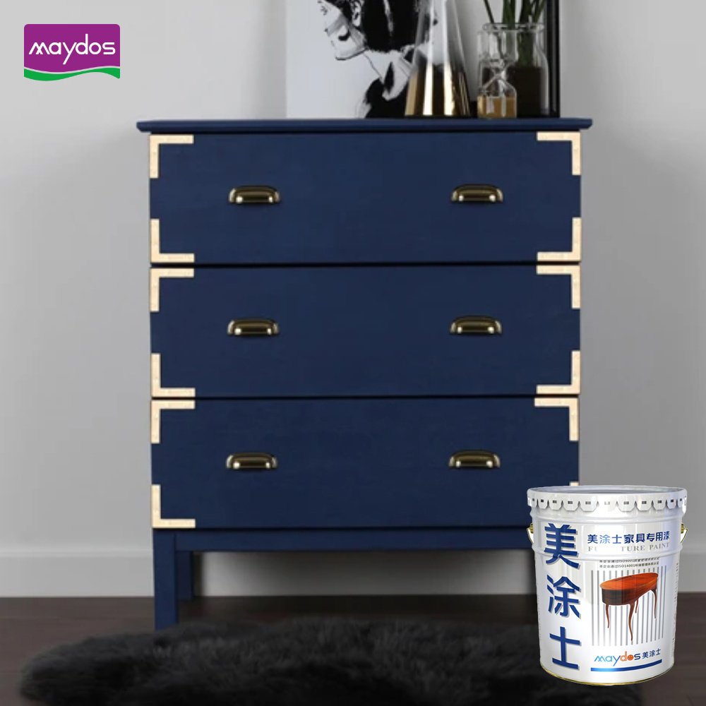 Maydos Eco-Friendly Anti-Yellowing PU Snow White Wood Paint for Furniture(PU Base White Paint)