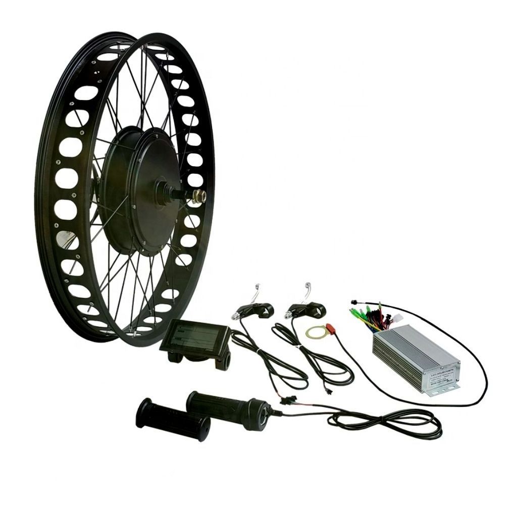 26X4 20X4 Fat Tyre 48V 1000W Hub Motor Electric Bike snow fat tire Kit for sale