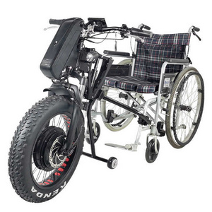 20inch electric fat motor wheelchair conversion kit 48v 500w handcycle motor attachment portable handbike with 48v 13Ah battery