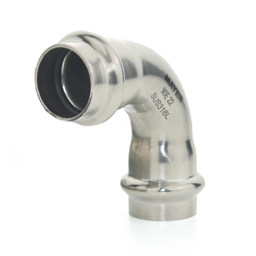 China Stainless Steel Pipe Fitting Manufacturer Stainless Steel 90 Degree Elbow Fittings