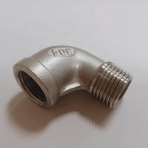 Wholesale stainless steel threaded fitting 90 elbow 304