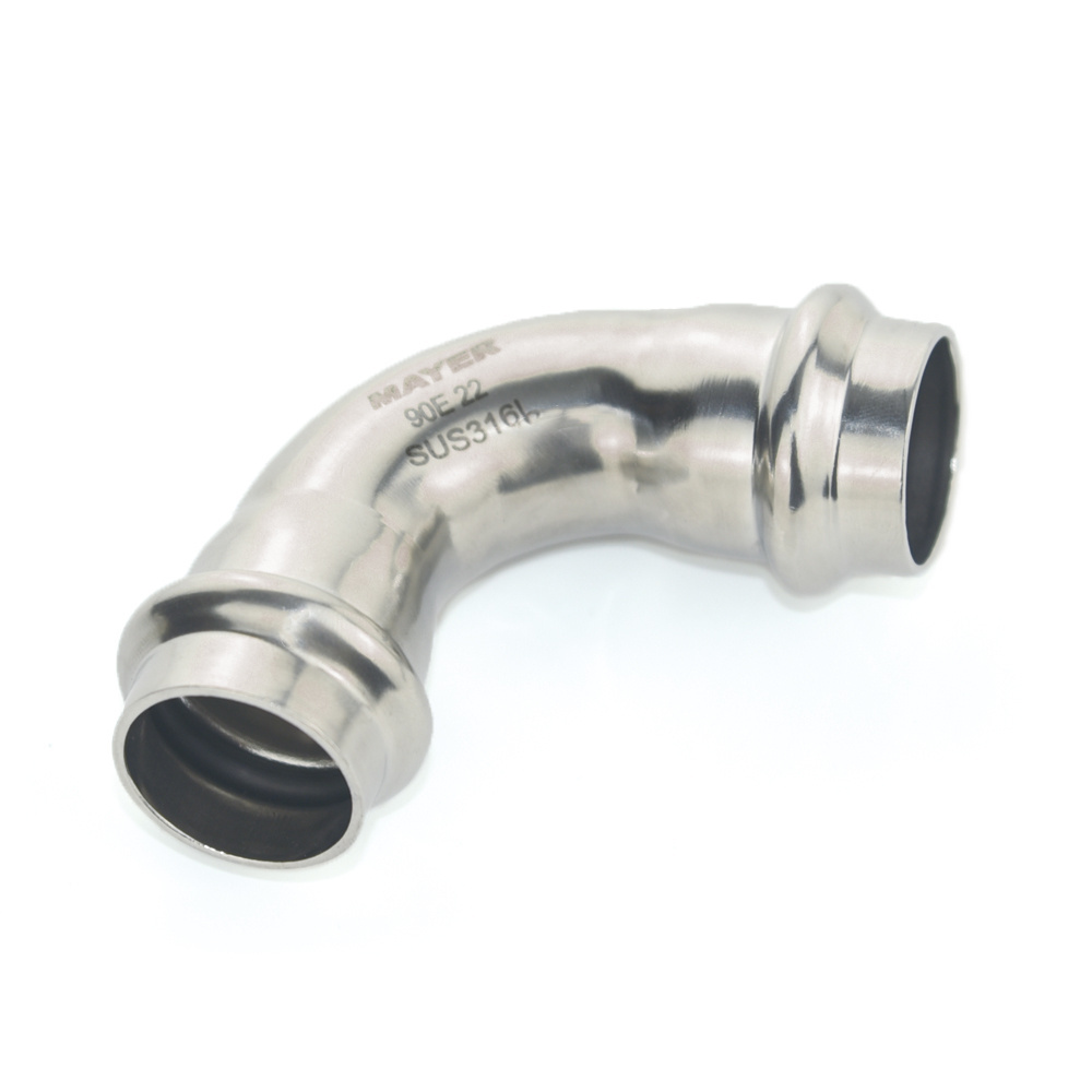 China Stainless Steel Pipe Fitting Manufacturer Stainless Steel 90 Degree Elbow Fittings