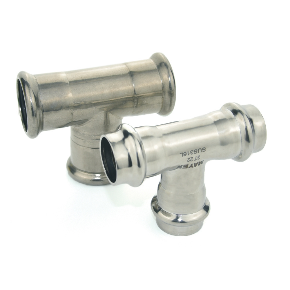 Best Choice Exceptional Quality Accessories 304 tee stainless steel pipe fittings