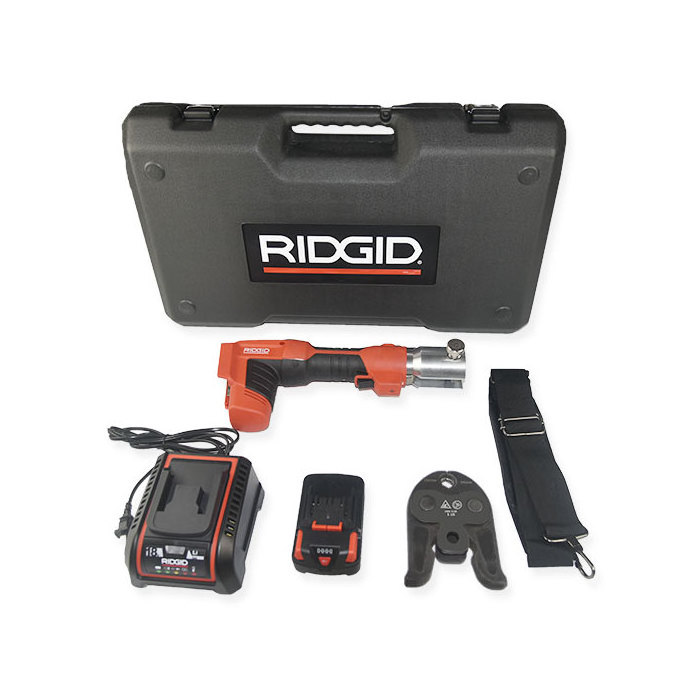 RIDGID 306 electric power hvac copper gas pipe crimping tools crimper