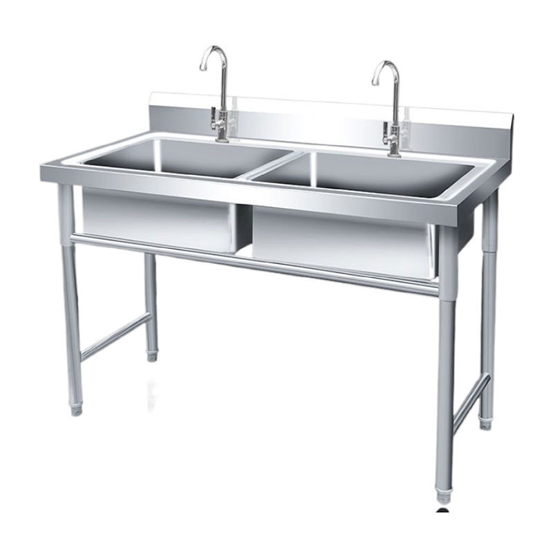 Customized Stainless Steel Double Star Sink with Faucet for Commercial Hotel Restaurant