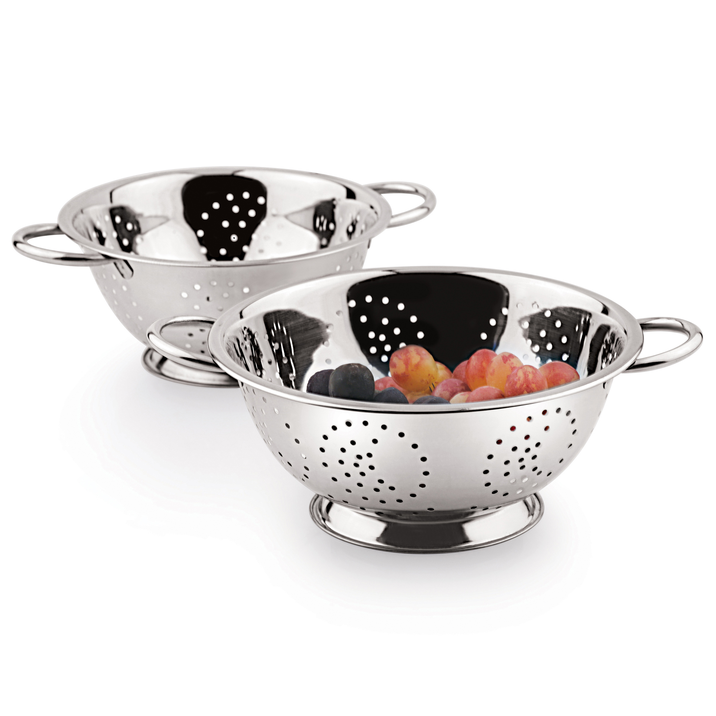 Stainless Steel Deep Colander With Pipe Handle