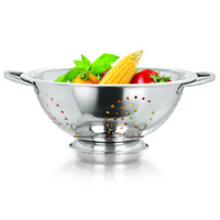 Stainless Steel Deep Colander With Pipe Handle