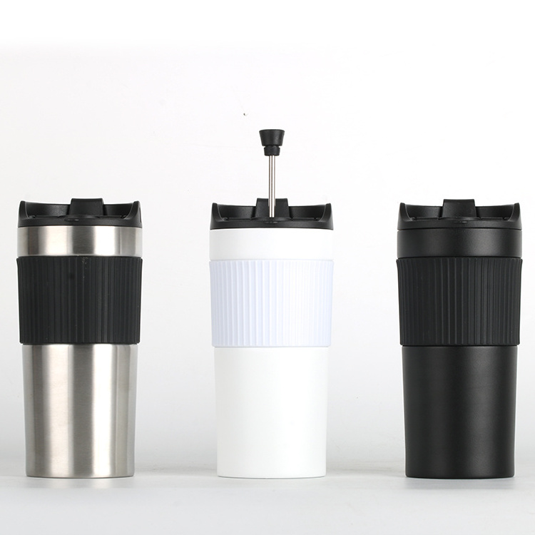 Thermos Vacuum Insulated Car Mug Coffee Travel Tumbler Cup