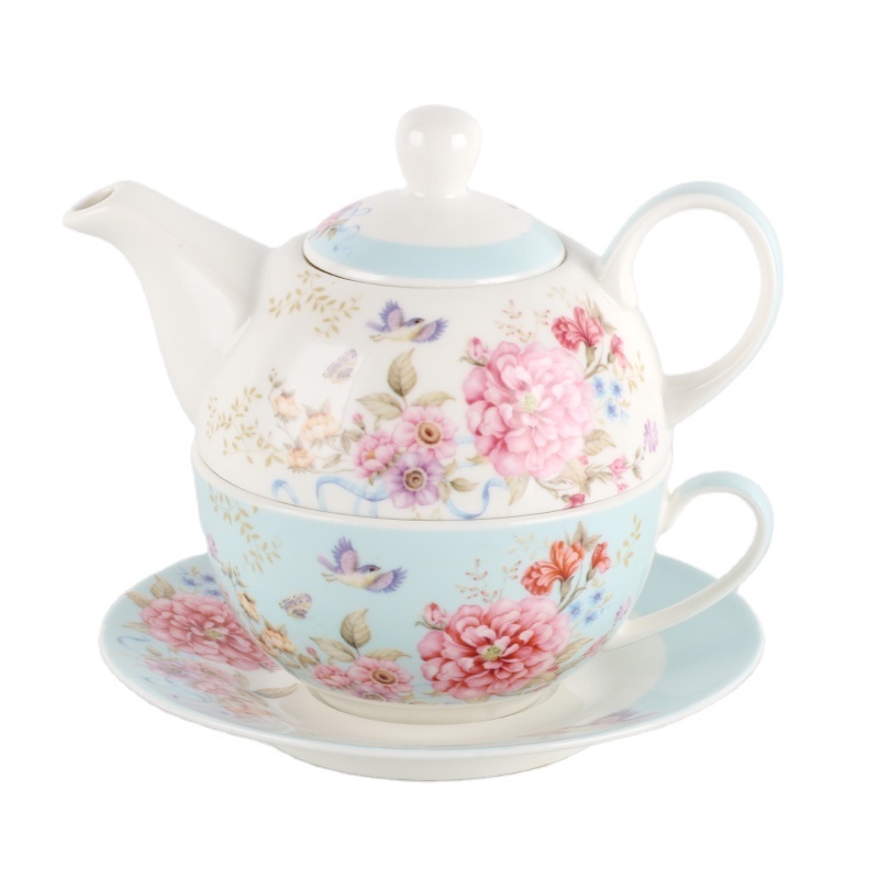 High Quality Ceramic Bone China Tea Pot Sets