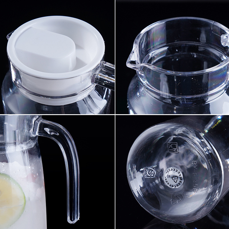 500ml PC Juice Jug plastic jug 1l transparent tea pots & kettles