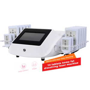 Good Effect 6D 5D 4D Lipo Laser pads Fat Removal Machine 650nm 980nm Lipolaser Slimming Machine 160mw