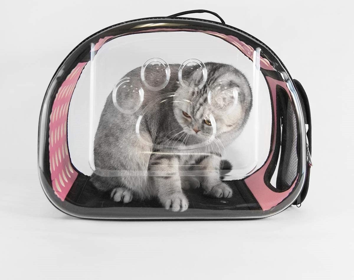 Foldable Pet Dog Cat Carrier Cage Collapsible Travel Kennel - Portable Pet Carrier Outdoor Shoulder Bag for Puppy  Small Medium