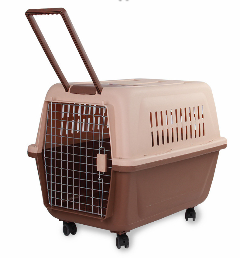 Aviation Plastic Portable Dog Luxury Pet Cage Airline Approved Travel Pet Carrier