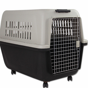 Aviation Plastic Portable Dog Luxury Pet Cage Airline Approved Travel Pet Carrier