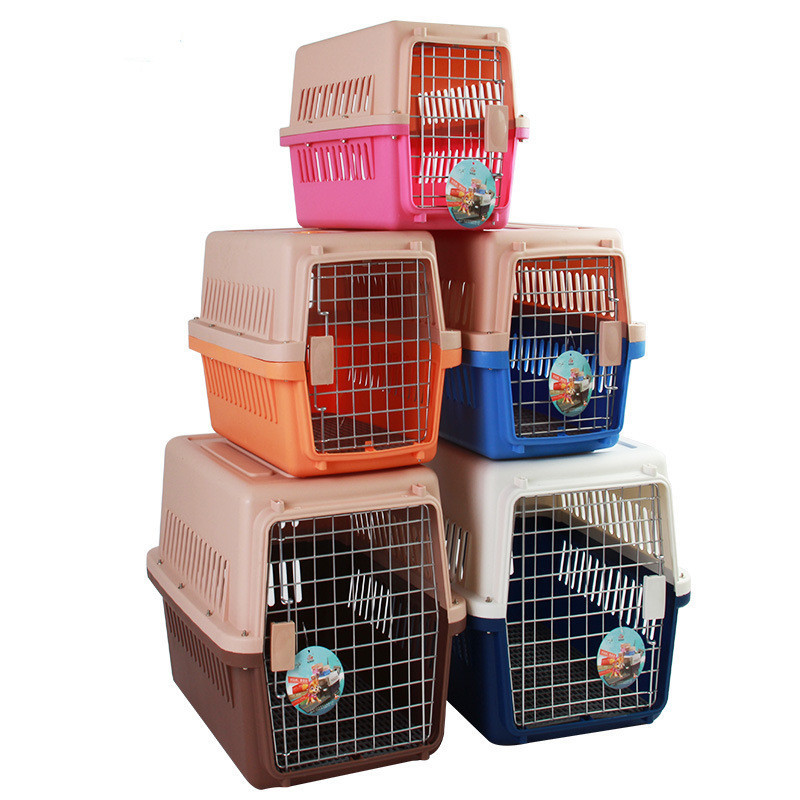 Aviation Plastic Portable Dog Luxury Pet Cage Airline Approved Travel Pet Carrier