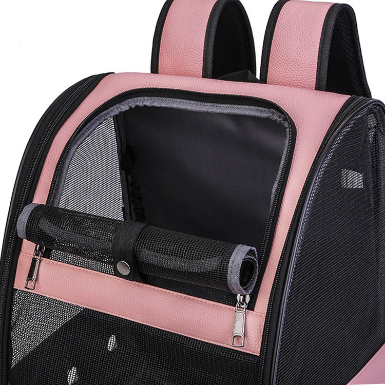 Top quality Durable 2 Sides Ventilation Holes Fashion Carrier Pet Bag Mesh Pet Carrier Cat Dog Carries Backpack