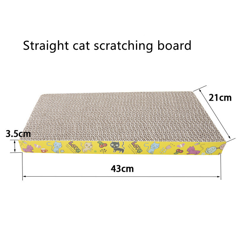 Cat Recyclable Scratching Board Cat Scratcher Lounge Bed Cat Scratcher Cardboard