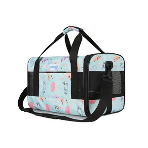 Wholesale Fashion Soft Sided Pet Sling Carrier Bag Hands Free Adjustable Strap Carrying Pocket Puppy Travel Shoulder Bag