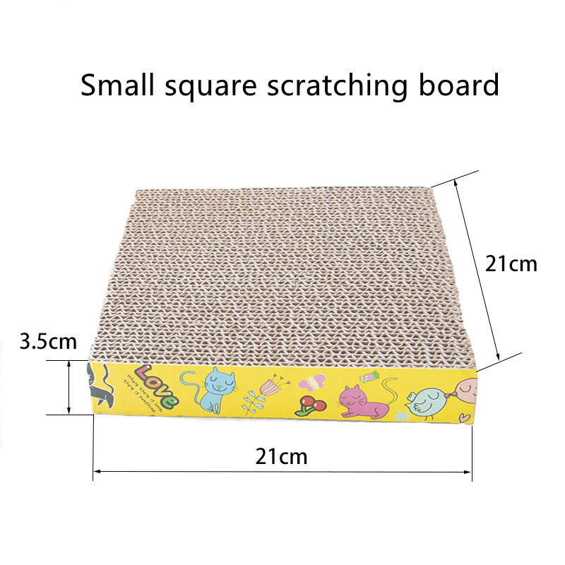 Cat Recyclable Scratching Board Cat Scratcher Lounge Bed Cat Scratcher Cardboard