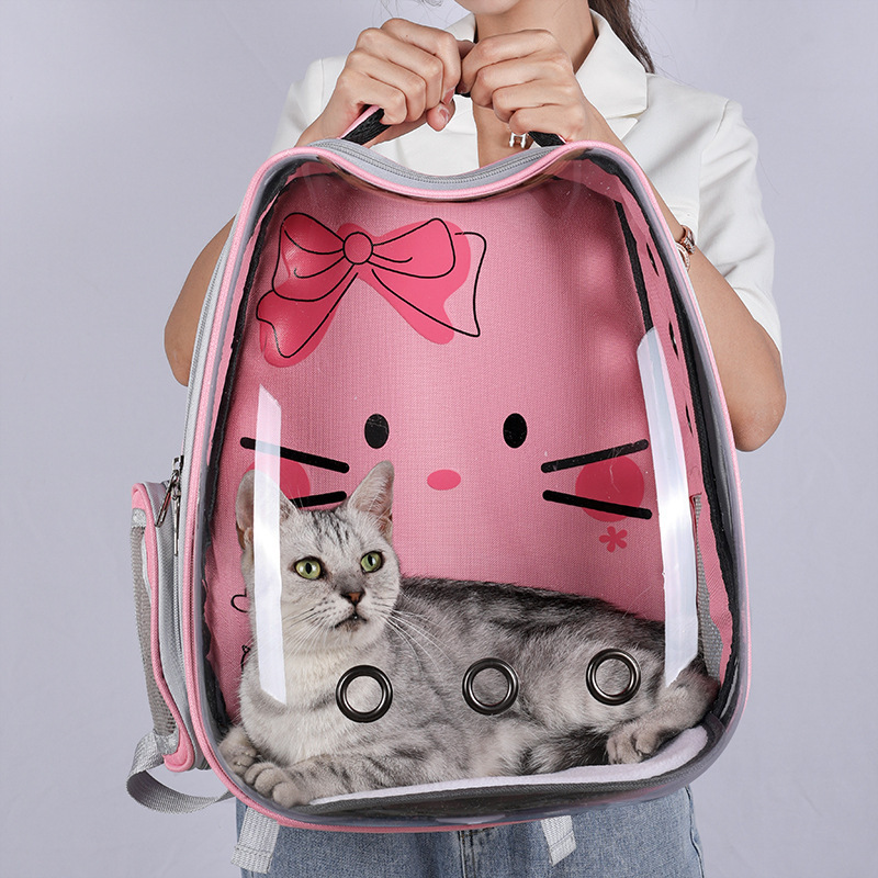 Cat Backpack  Bubble Bag Small Dog Backpack Carrier  Capsule Pet Carrier Dog Hiking Backpack Airline Approved Travel Carriers