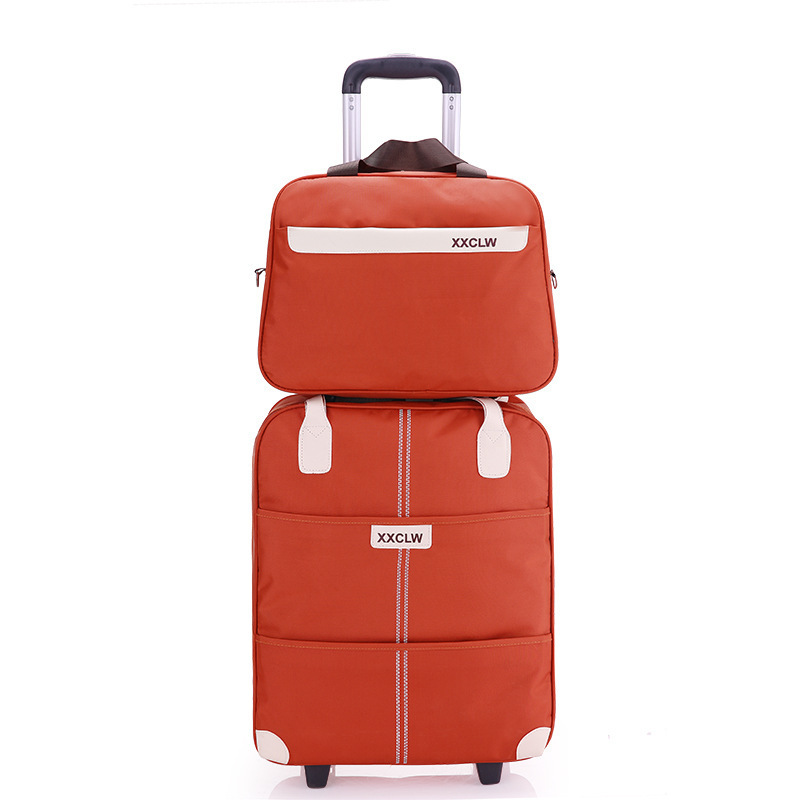 Hot Fashion Trolley Travel Luggage High Quality Waterproof Oxford Soft Trolley Luggage Bag Oxford Carry-on Luggage Sets