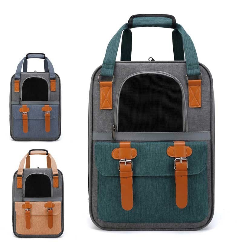 New design Portable Breathable Mesh Dog Backpack Pet Carriers for Dog Cat Outdoor Travel Carry Cat Backpack