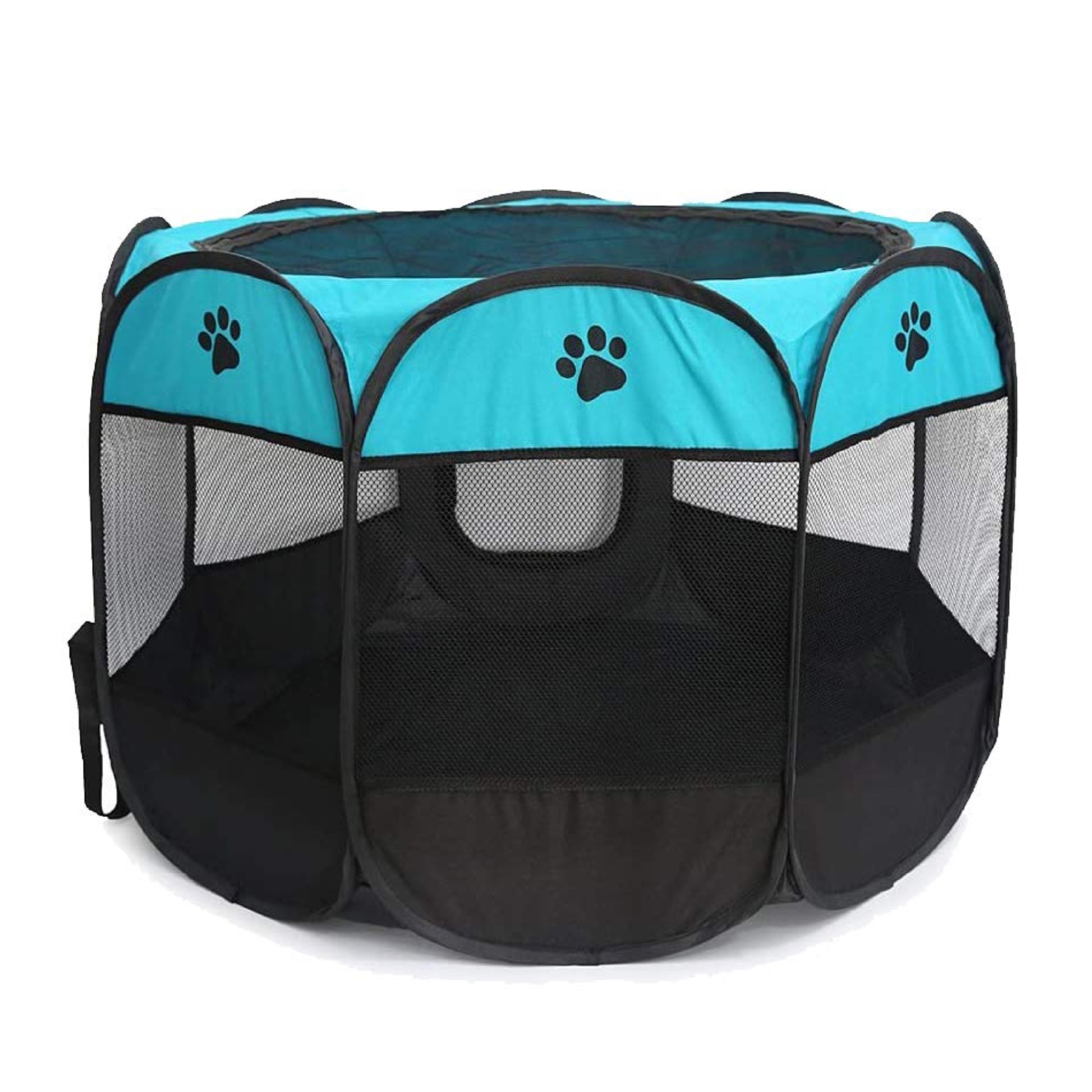 Indoor-Outdoor Pop Up Exercise Playpen Pet Tent Playground for Small Medium and Large Dogs and Cats - Multiple Colors and Size