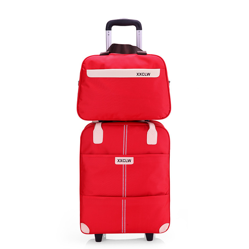 Hot Fashion Trolley Travel Luggage High Quality Waterproof Oxford Soft Trolley Luggage Bag Oxford Carry-on Luggage Sets