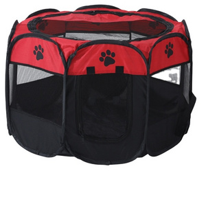 Shop Foldable Portable Pet Playpen for Cats Dog Playpen Puppy Playpen Indoor/Outdoor Exercise Kennel Tent for Puppy Dog Cat