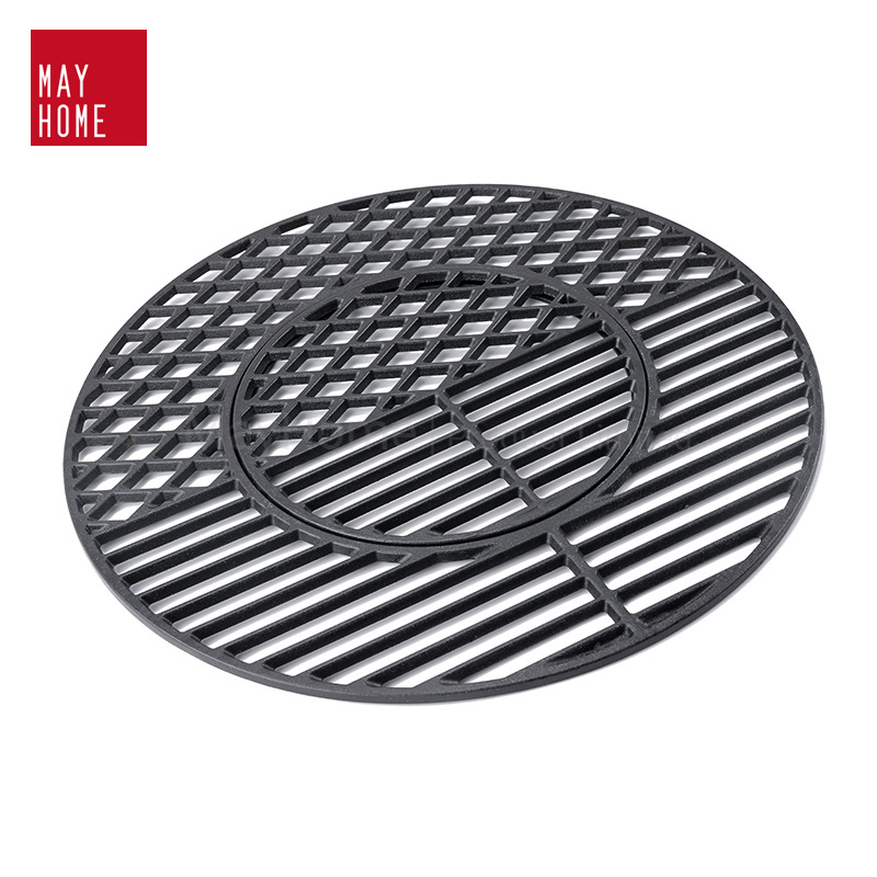 Charcoal bbq spare part cast iron cooking grid fits for WEBER 22.5 inch kettle grill grate