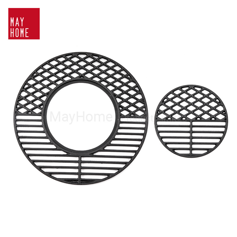 Charcoal bbq spare part cast iron cooking grid fits for WEBER 22.5 inch kettle grill grate