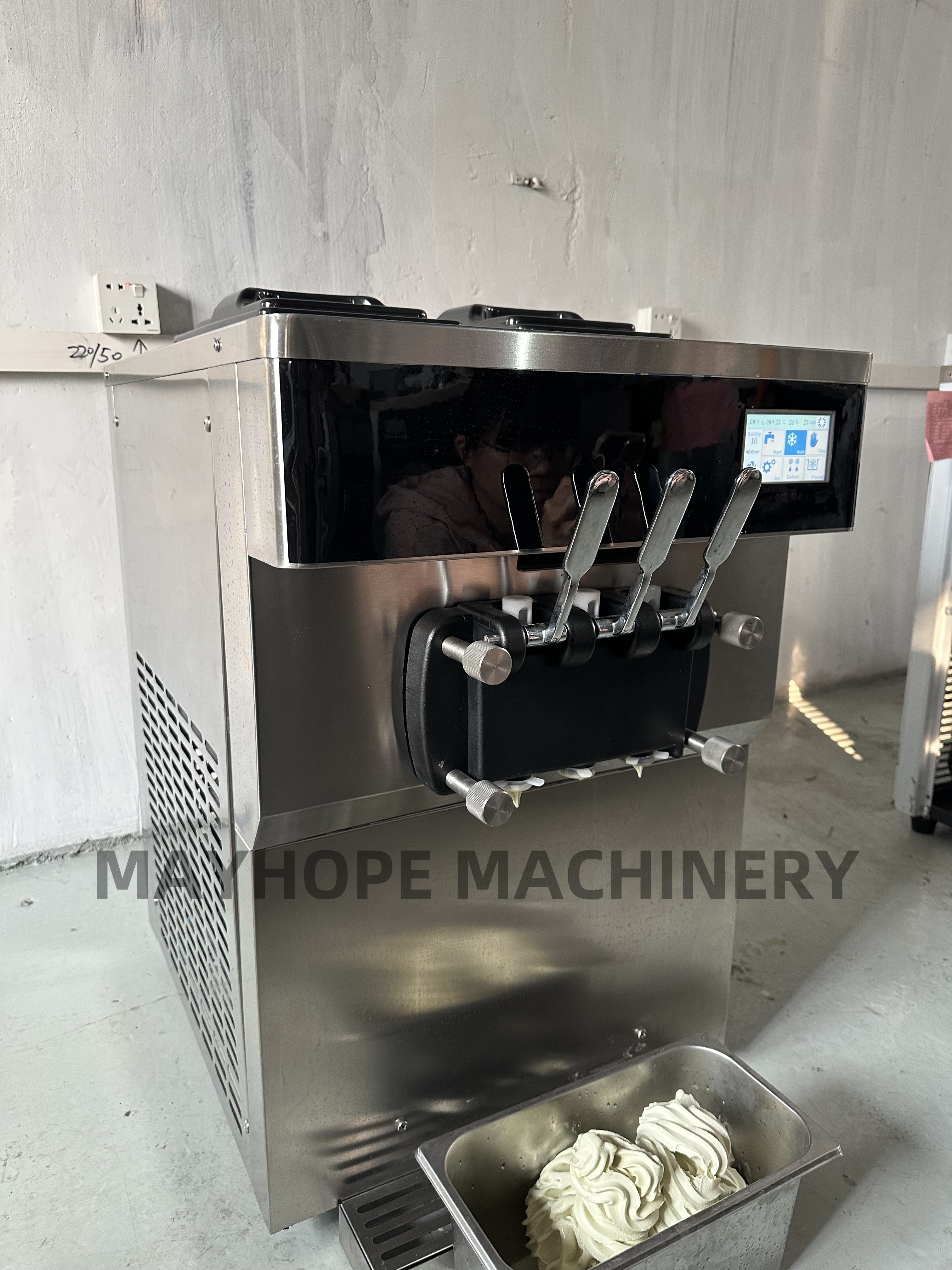 Commercial Soft Serve Ice Cream Machinery Italian Ice Cream Maker 6248 for Sale