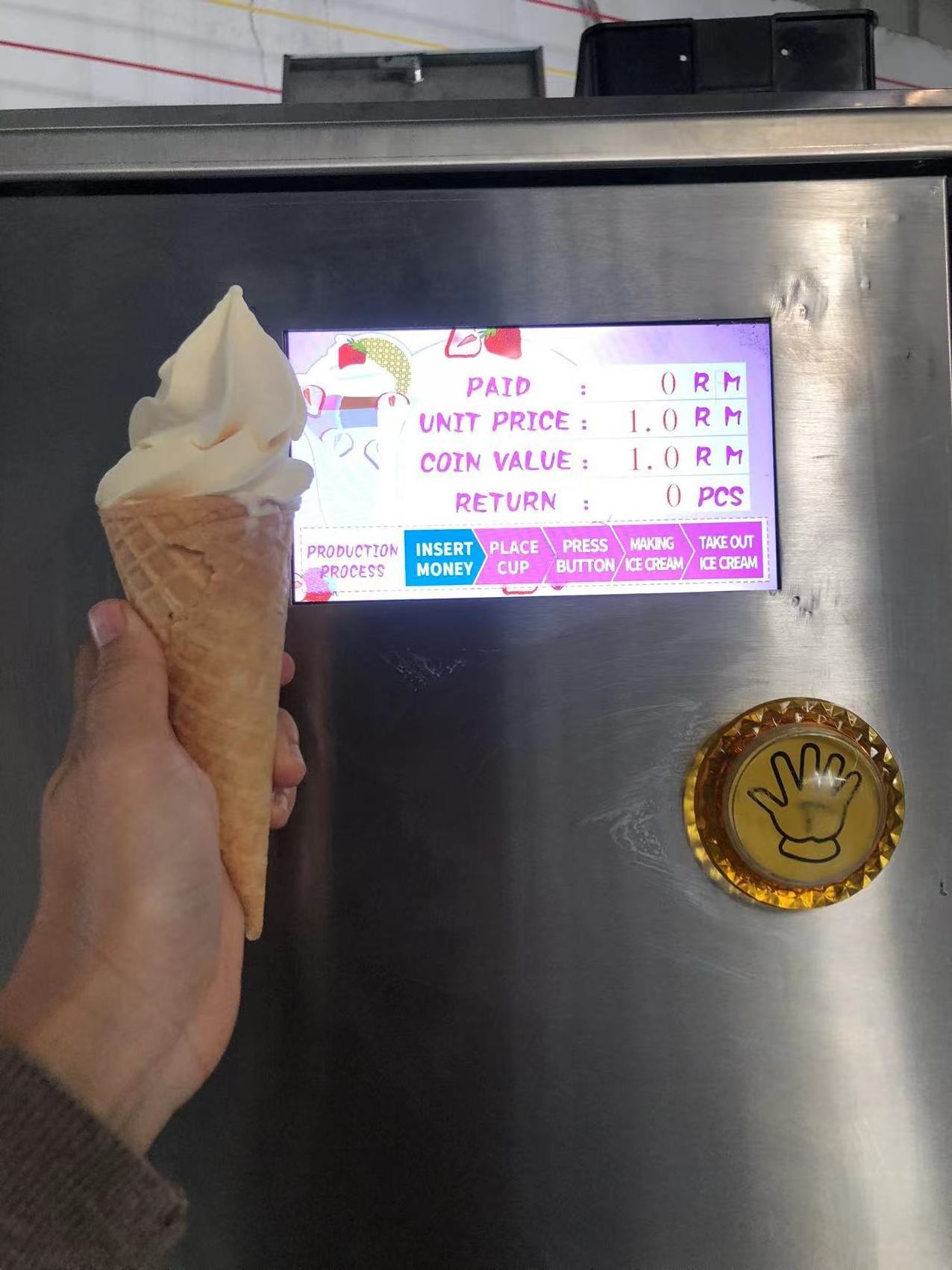 uwant automated pizza automated vending machine juice/ice cream vending machine/