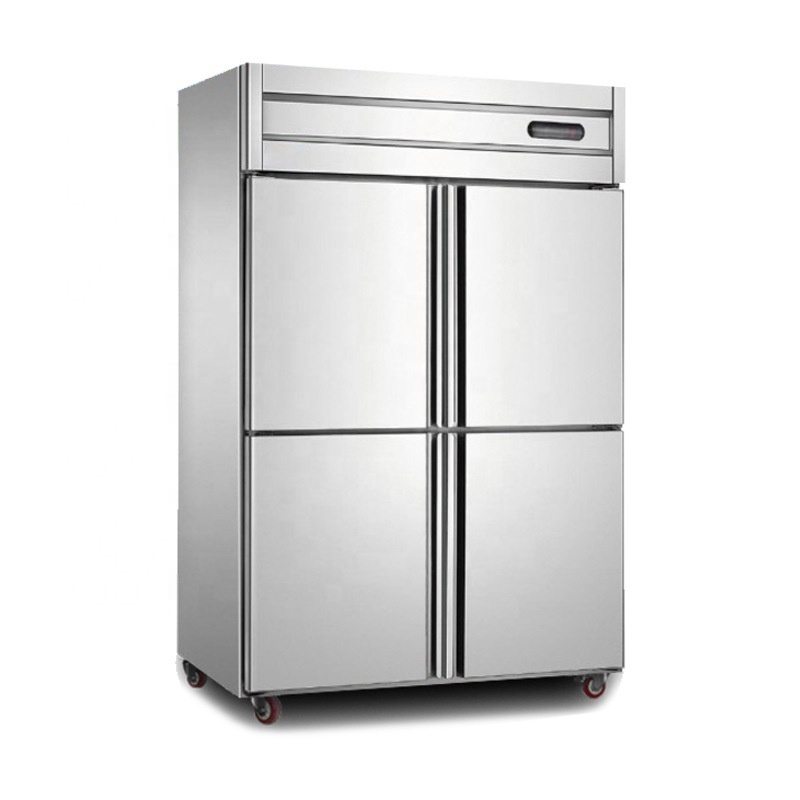 Restaurant Kitchen Stainless Steel 2 Door Freezer/Commercial Deep refrigeration Refrigerator